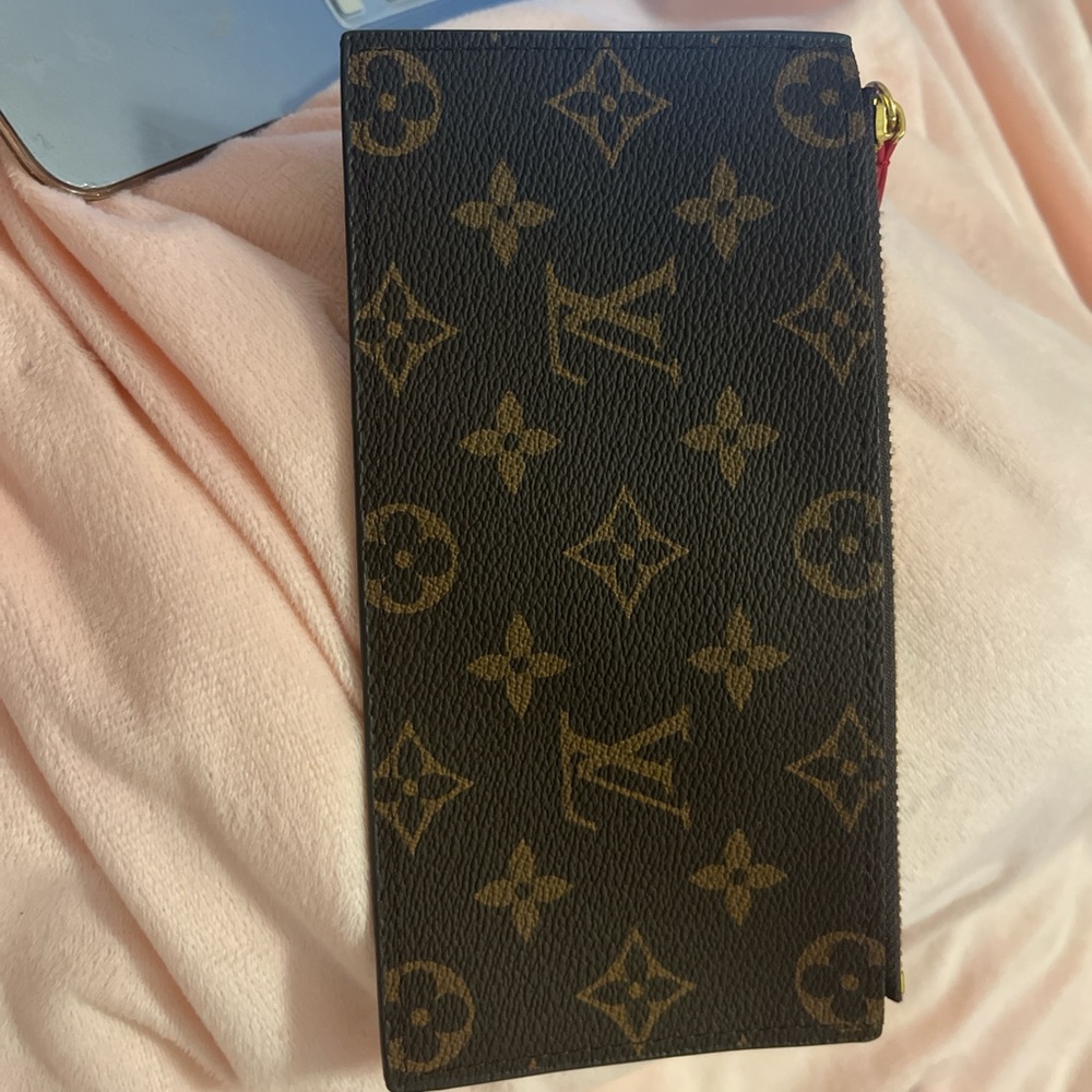 Louis Vuitton Brown and Gold Monogram Clutch